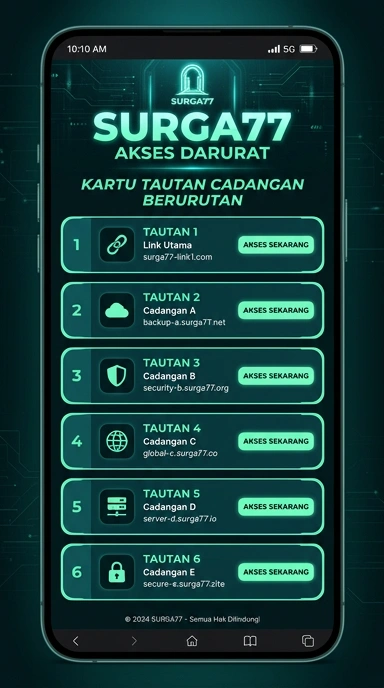 Tampilan link alternatif surga77